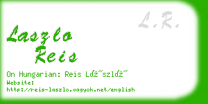 laszlo reis business card